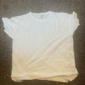 Madewell Woman’s Classic White Short Sleeve Tee Size L